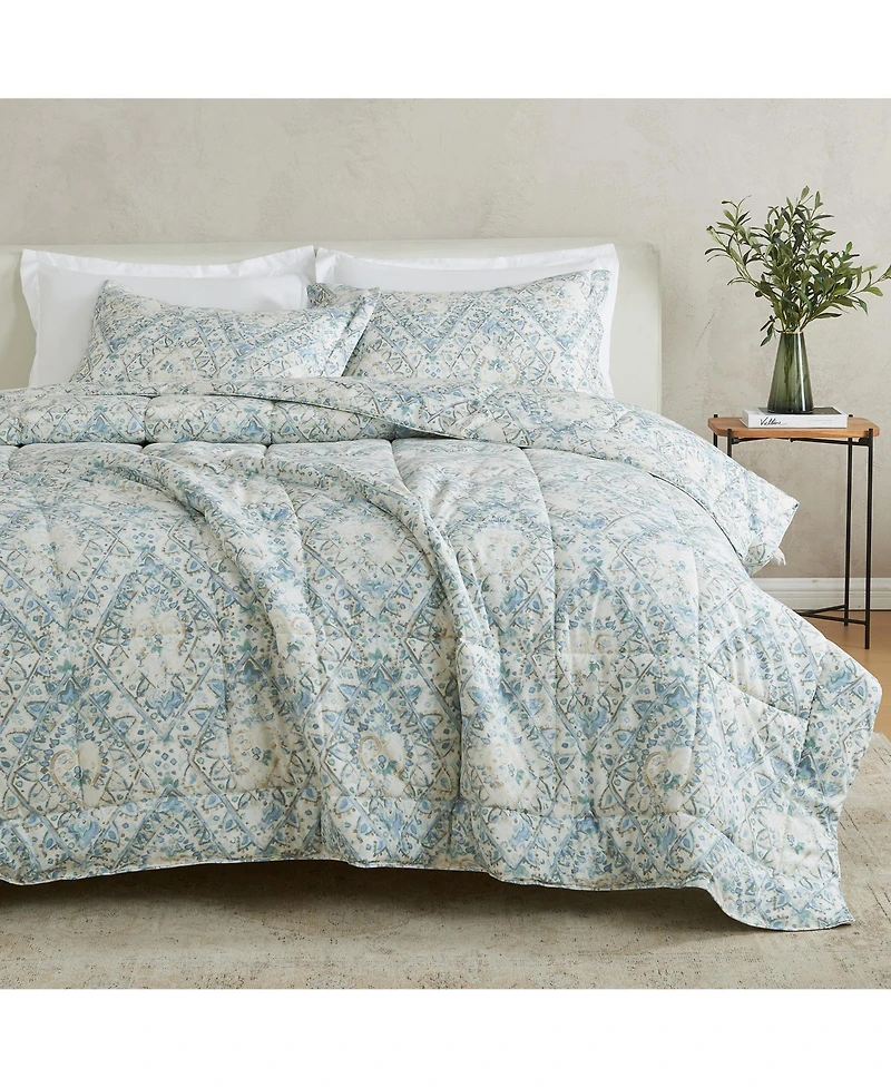 Linery & Co. Reversible Down Alternative Printed Comforter Set