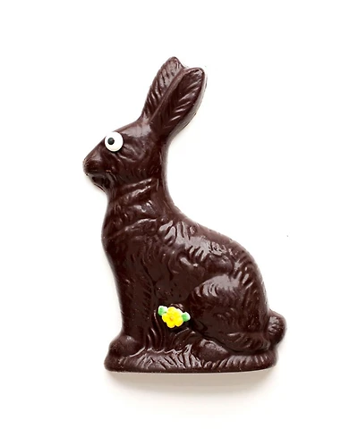 Sugar Plum Chocolates Dark Chocolate Solid Easter Bunny, 8oz