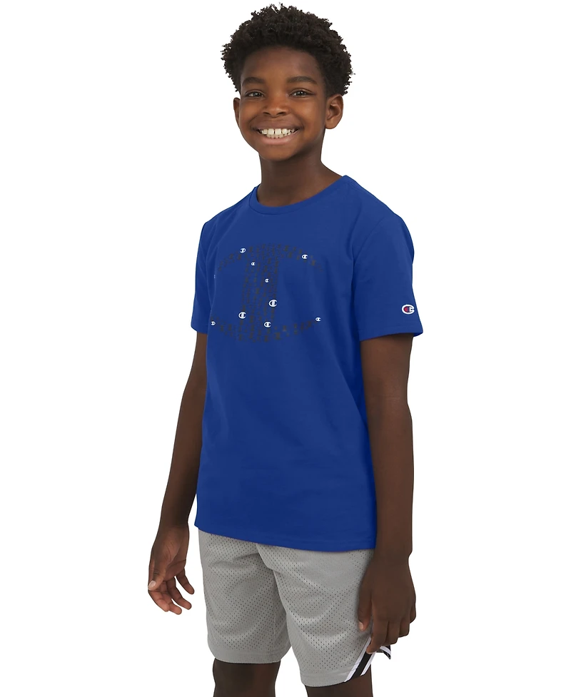 Champion Big Boys Logo Graphic Short-Sleeve T-Shirt