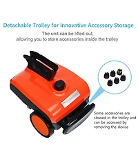 Heavy Duty Household Multipurpose Steam Cleaner with 18 Accessories