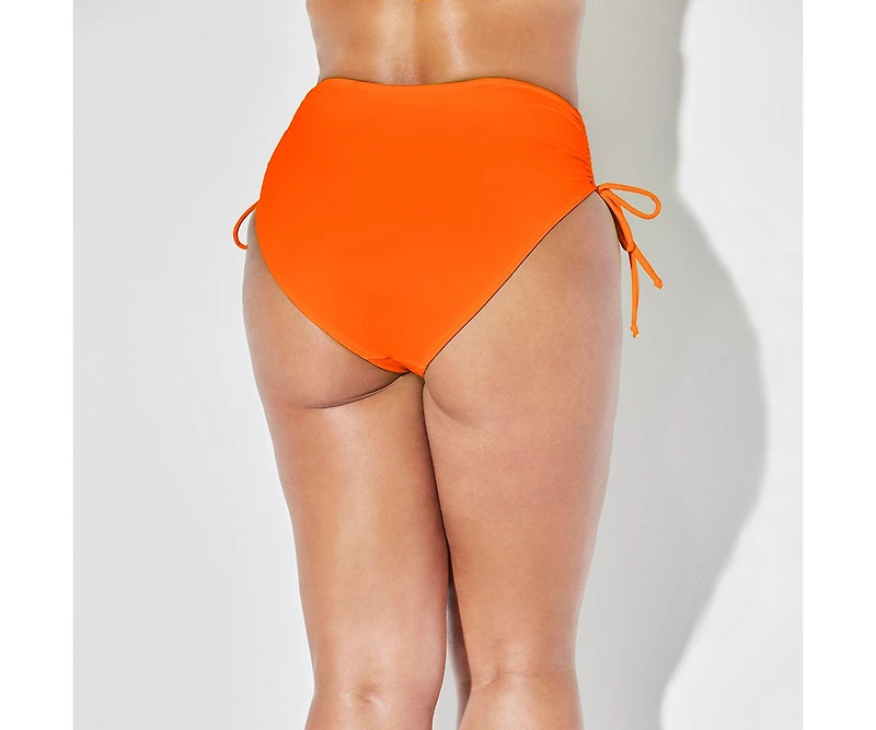 Swimsuits for All Women's Virtuoso Ruched Side Tie Bikini Bottom