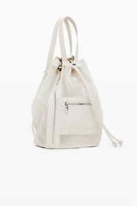 Desigual Women's Medium mesh drawstring backpack