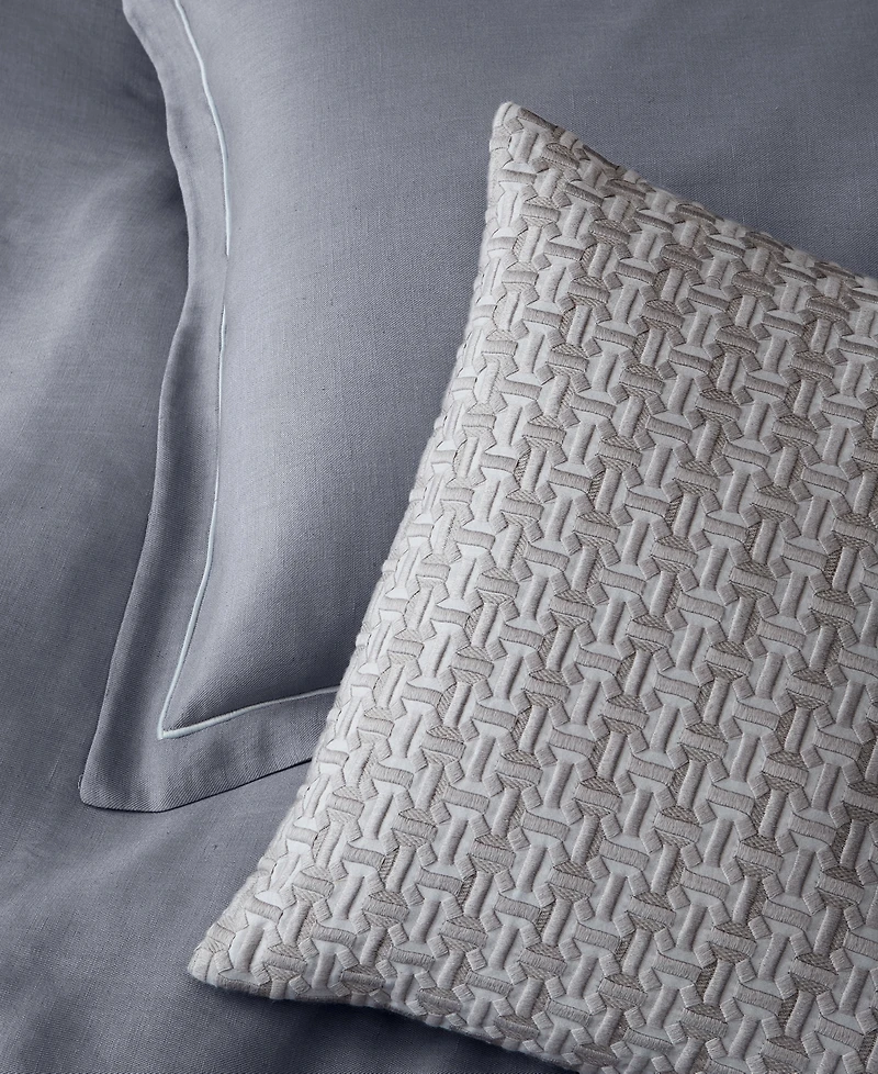 Hotel Collection Tiled Geo Decorative Pillow, 18" x 18", Exclusively at Macy's