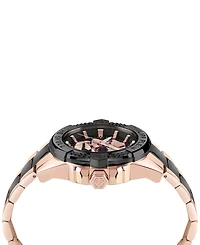 Philipp Plein Men's The Skull Two-Tone Bracelet Watch 44mm