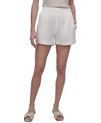 Dkny Jeans Women's High-Rise Dolphin-Hem Shorts - Ivy