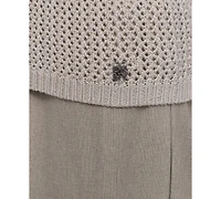 Dkny Jeans Women's Polo Collar Sleeveless Sweater - D5k