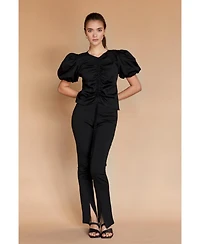 Crescent Women's Reese Balloon Sleeve Top