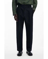 Desigual Men's Pleated trousers with contrasts