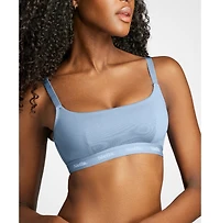 Siella Women's Organic Cotton Scoop Neck Bra