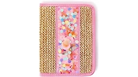 Packed Party Travel Bundle Women's Travel Accessory Passport Holder and Luggage Tag, Woven with Faux Leather