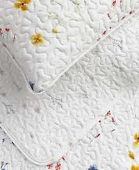 Linery & Co. Colorful Floral Microfiber Quilt Set With Shams