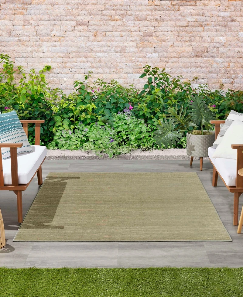Nourison Home Nourison Essentials NRE01 5'x5' Square Outdoor Area Rug