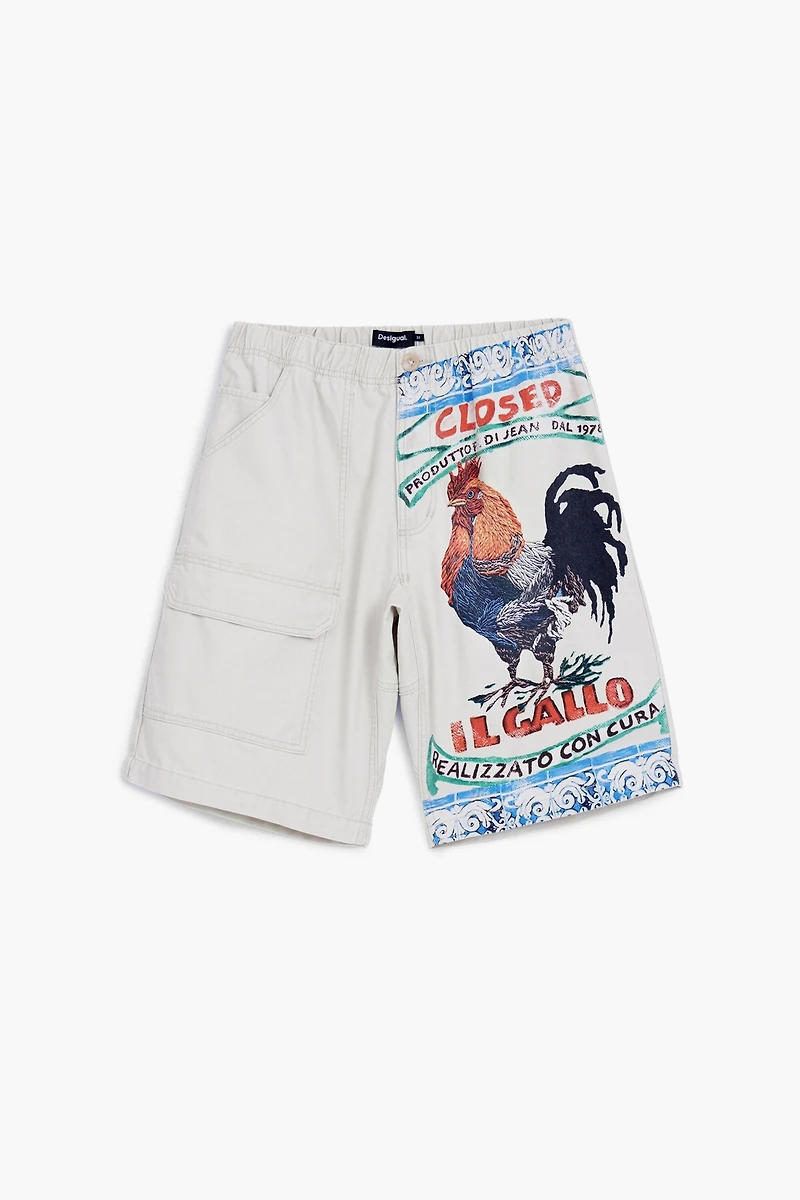 Desigual Men's Cargo Bermuda shorts