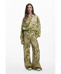Desigual Women's Collina Strada satin cargo pants