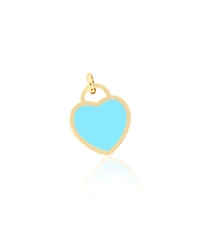 The Lovery Turquoise Heart Padlock Charm 15 millimeters