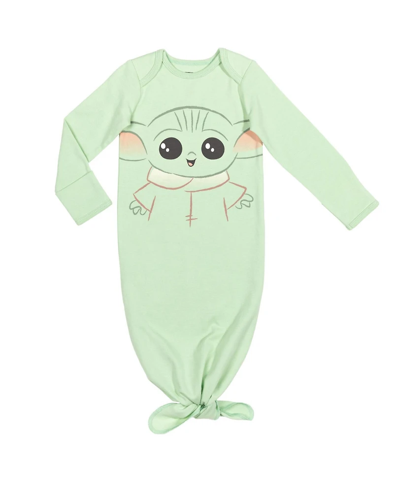 Star Wars Baby Boys Yoda Sleeper Gown and Hat