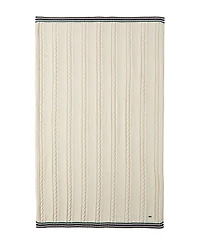 Lacoste Home Cable Cotton Throw 50" x 70"