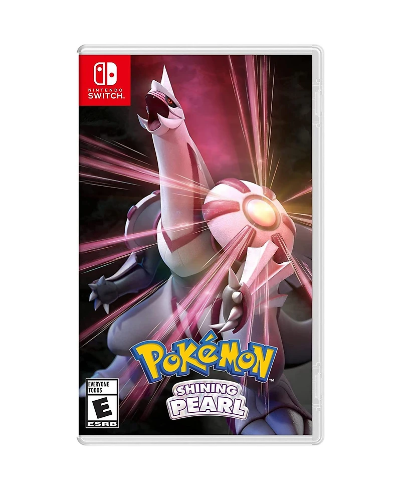 Nintendo Switch 32GB Console Neon Red/Blue Joy-Con Bundle with Surge 11-In-1 Accessory Starter Pack and Pokemon Shining Pearl