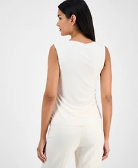 Anne Klein Women's Asymmetrical-Neck Tank Top