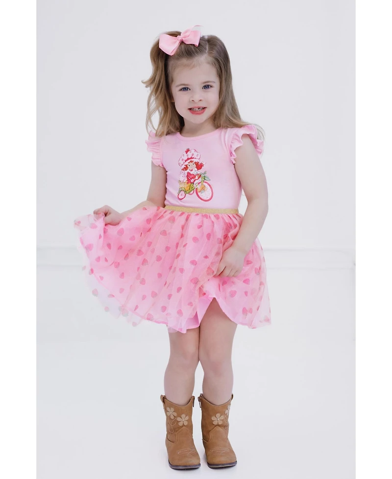 Strawberry Shortcake Girls Tulle Dress