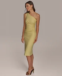 Donna Karan New York Women's Asymmetric-Neck Sheath Dress