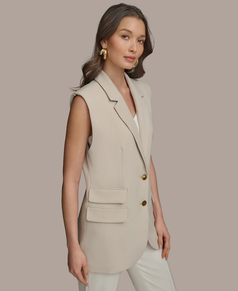 Donna Karan New York Women's Two-Button Vest