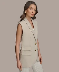 Donna Karan New York Women's Two-Button Vest