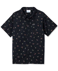 Columbia Big Boys Rapid Rivers Printed Short-Sleeve Shirt