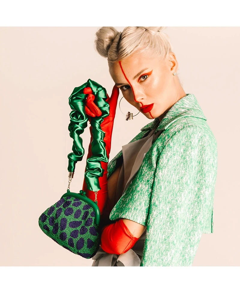 Arnoldi Hand-beaded Clutch Bag