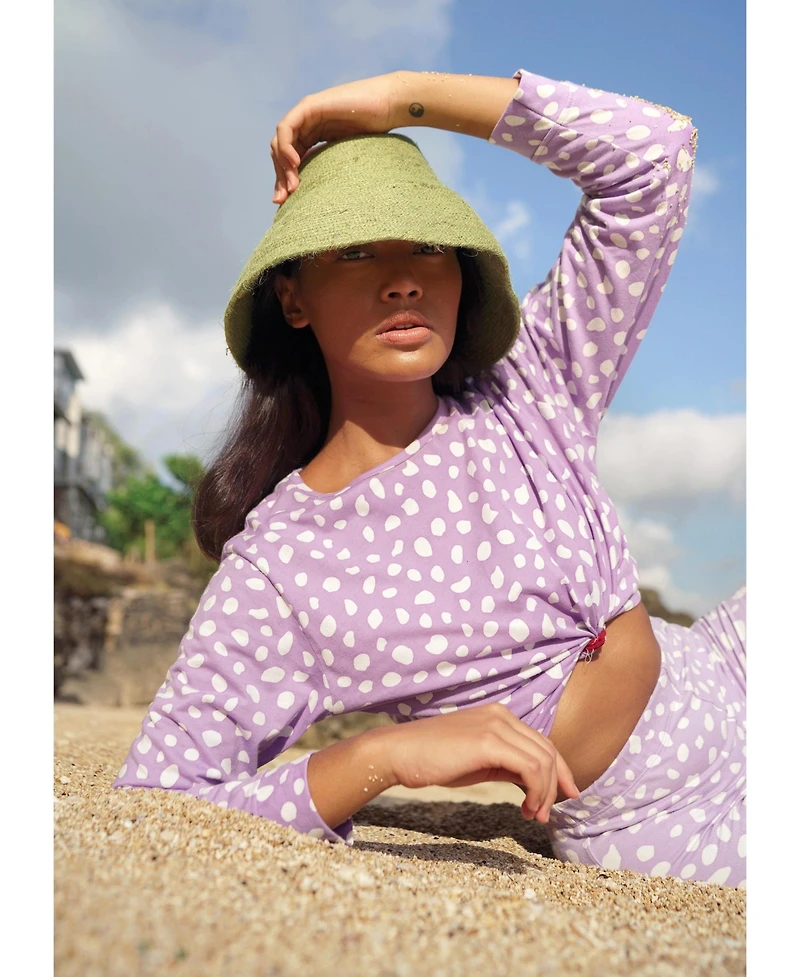 Brunna.co Naomi Jute Clochet Straw Hat in