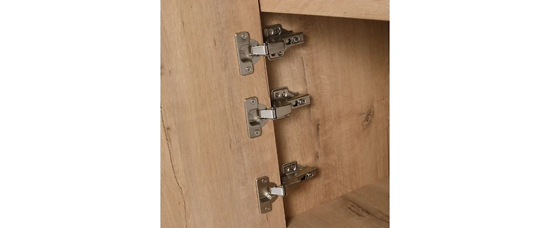 24" Bathroom Vanity with Sink, Bathroom Vanity Cabinet with Two Drawers and Door