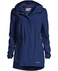 Lands' End Women's Tall Squall Packable Waterproof Raincoat