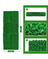 Artificial Green Fence, Strong and Durable Outdoor Fence Waterproof for Outdoor Gardens, Courtyards