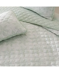 Linery & Co. Snowflake Printed Microfiber Quilt Set with Shams