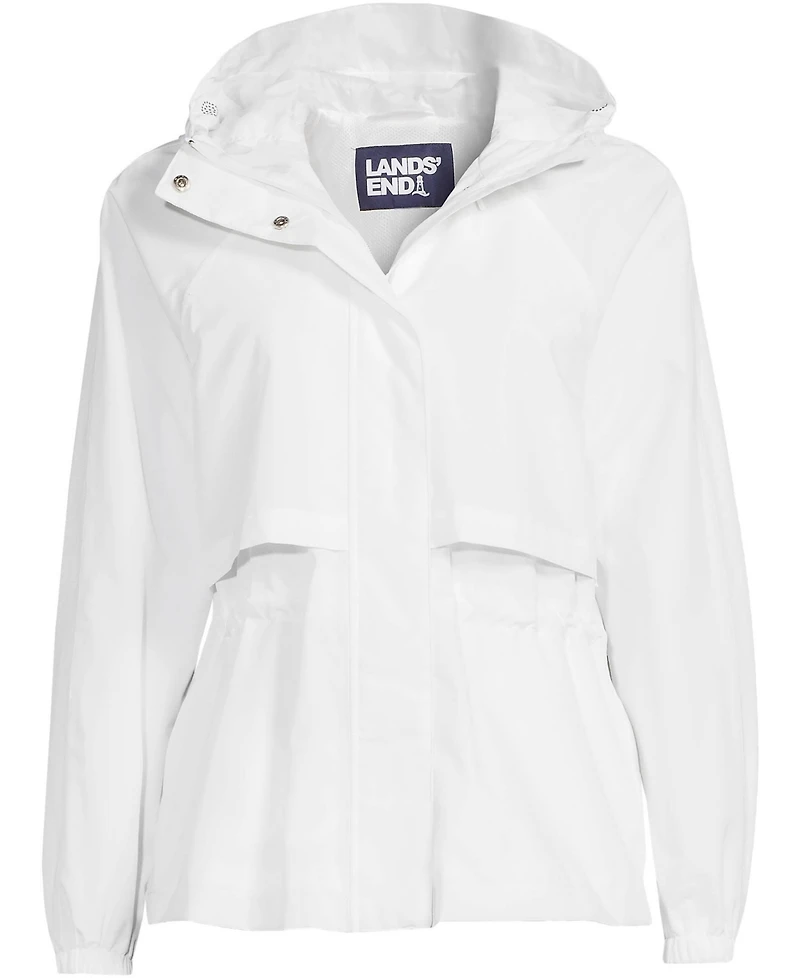 Lands' End Plus Squall Packable Rain Jacket