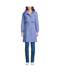 Lands' End Women's Squall Packable Long Raincoat