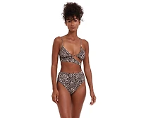 Flirtt Gottex Women's Bella Flora Cut Out One Piece Swimsuit