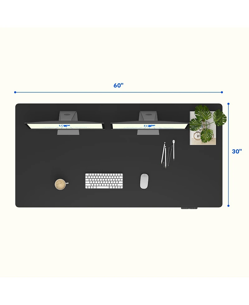 Flexispot E7-commercial W Electric Adjustable Standing Desk, Rectangular Chipboard Top