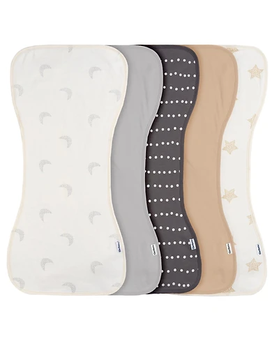 Gerber Baby Boys' and Girls' 5-Pack Burpcloths