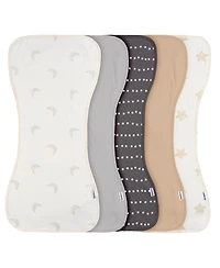 Gerber Baby Boys' and Girls' 5-Pack Burpcloths