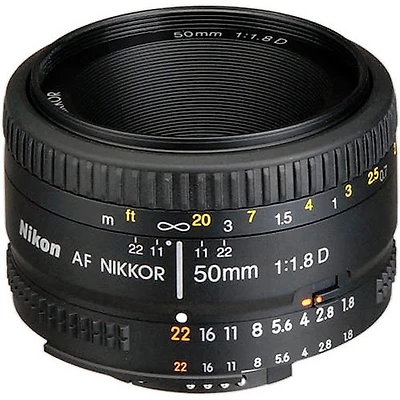 Nikon 50mm f/1.8D Af Nikkor Lens