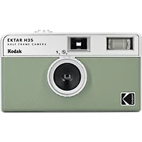 Kodak Ektar H35 Half Frame Film Camera, Sage, Bundle with Kodacolor Gold 200 35mm Color Negative Roll Film and Slinger Alpine Shoulder Bag