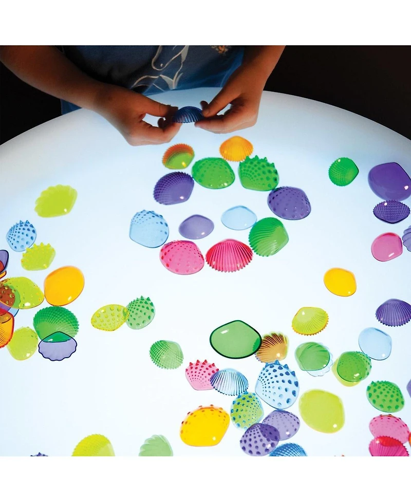 Edx Education Co Transparent Tactile Shells - 108 Pieces