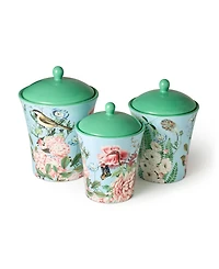 Certified International Flora 3-Piece Canister Set