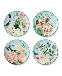 Certified International Flora Salad Plates, Set of 4, Service for 4