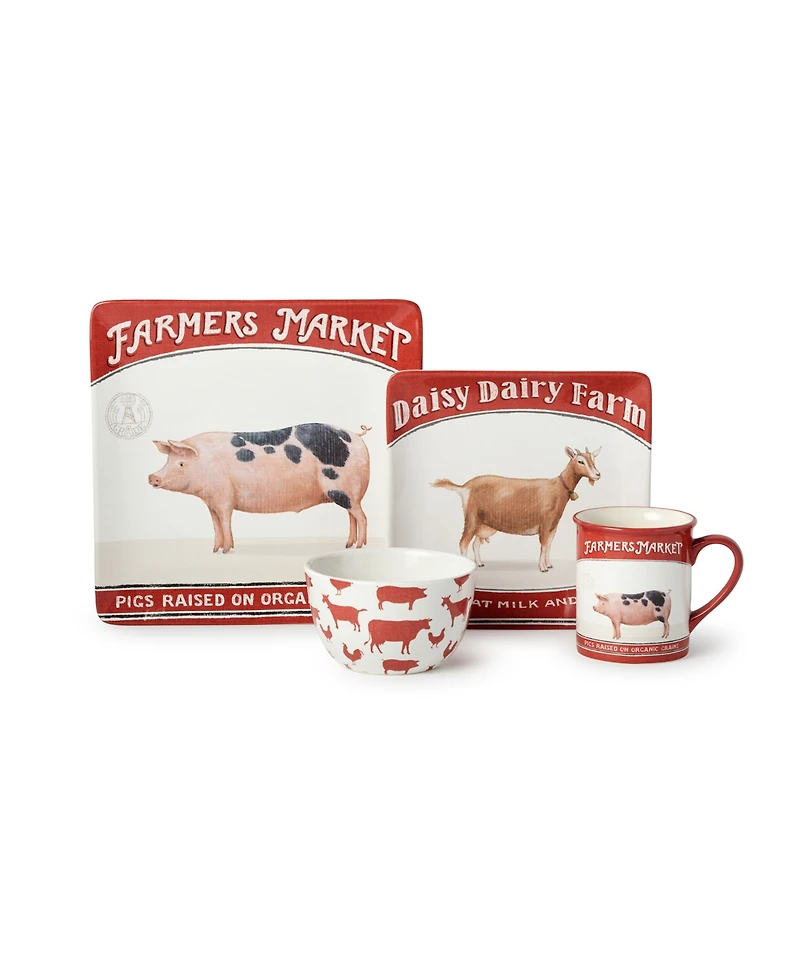 Certified International Vintage Farm 16-Pc. Dinnerware Set, Service for 4