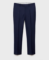 Mango Men's Slim-Fit Woolen Trousers