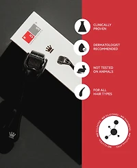 Ds Laboratories StimuROLLER+ Microneedle Hair Follicle Stimulation System, 1 mm