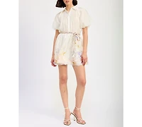 En Saison Women's Taylorann Mini Dress
