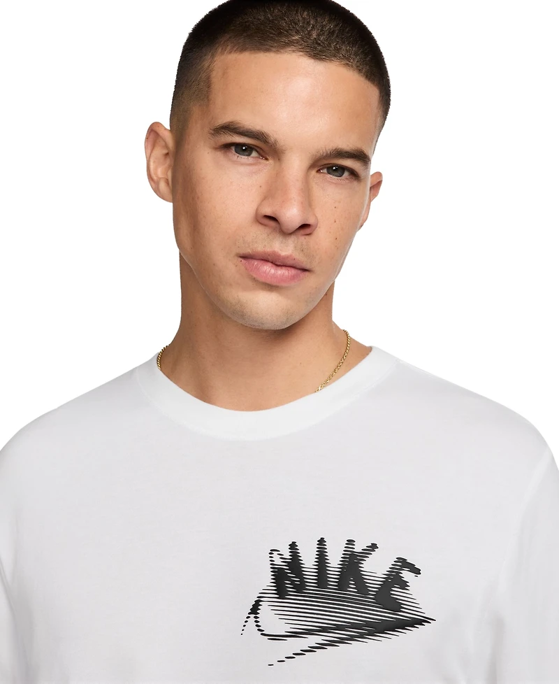Nike Men's Dri-fit Fitness Short Sleeve Logo Graphic T-Shirt